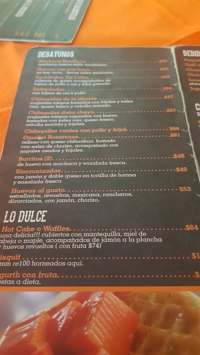 Los Rieleros Menu - Image 4
